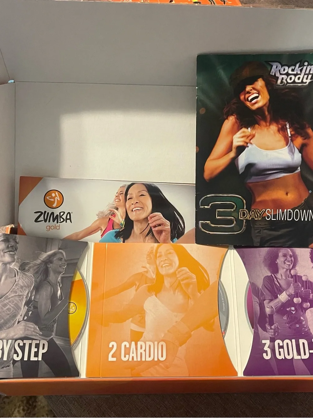 Zumba Fitness Gold Live It Up Orange Yellow Game Art